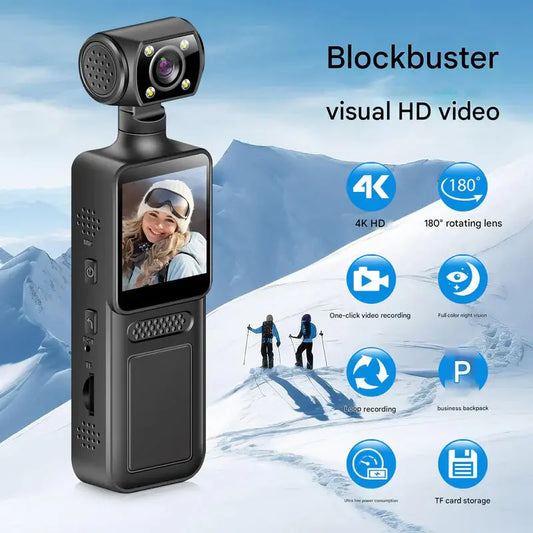 Mini HD Video Recorder – 1080P | 2.0" LCD | Dual Camera | USB-C Rechargeable Khaleejora.com