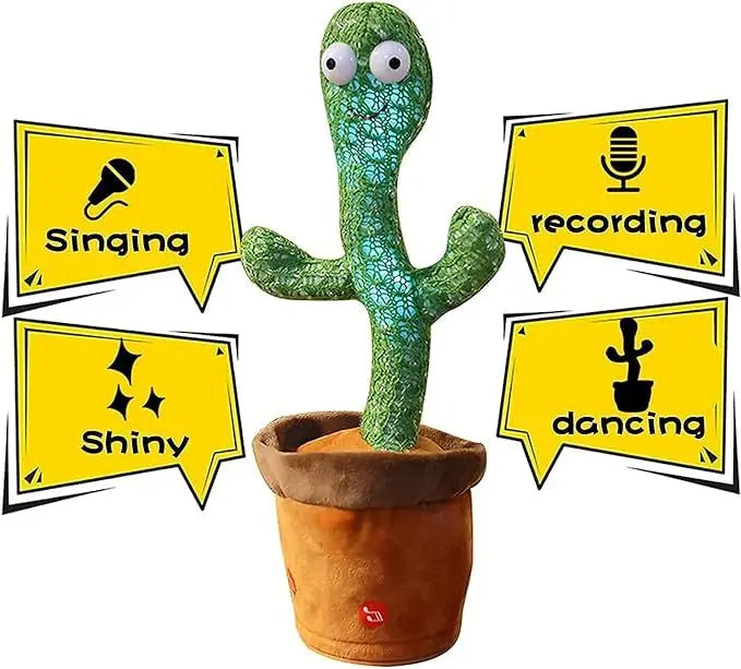 Dancing Cactus Toy – Singing, Talking & Mimicking | 100 Songs Khaleejora.com