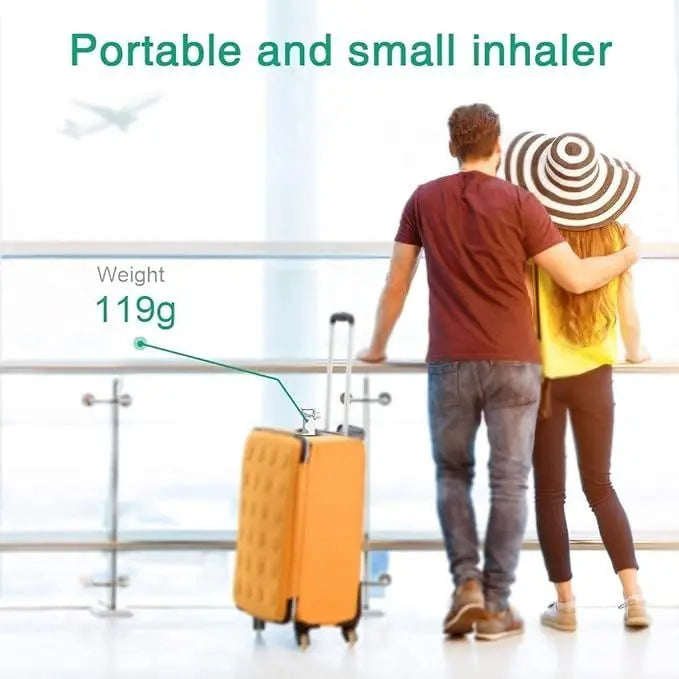 Handheld Mesh Inhaler Nebulizer – Portable & Quiet for Adults & Kids Khaleejora.com