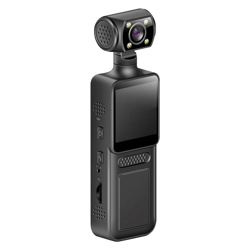 Mini HD Video Recorder – 1080P | 2.0" LCD | Dual Camera | USB-C Rechargeable