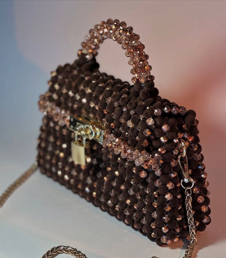 Pearl Beaded Bridal Clutch