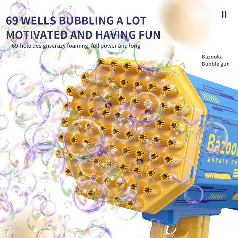 Rocket Boom Bubble Gun – Thousands of Bubbles | Kids & Adults