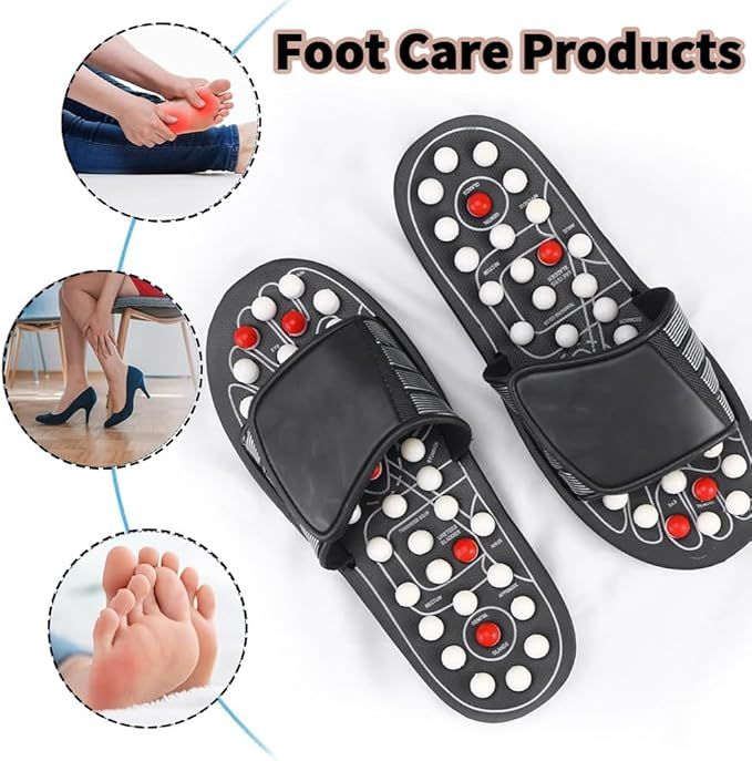 Massage Slippers – Rotating Acupressure Foot Massager