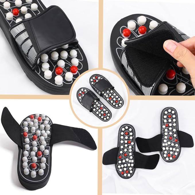 Massage Slippers – Rotating Acupressure Foot Massager