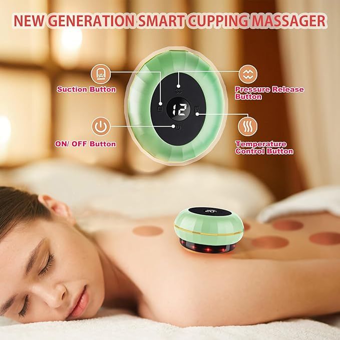 Smart Cupping Massager – 5-in-1 Electric Therapy Device